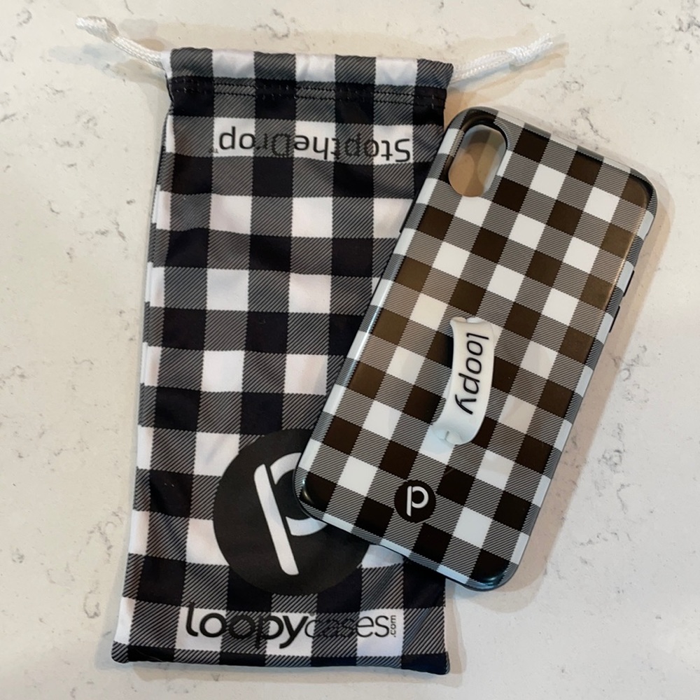 Loopy Plaid iPhone X Case